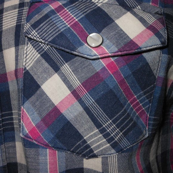 7 For all Man kind colorful men's button shirt - Picture 7 of 8
